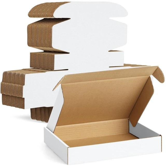 Main image of 30 Pack 11x8x2 White Shipping Boxes for Small Business, Gifts Easy Assemble Small Shipping Mailers Cute Easy Fold Small Boxes for Shipping Book Cardboard Boxes Packing Boxes Mailing Boxes