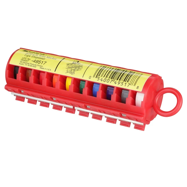 Alt view image 4 of 5 - ScotchCode Wire Marker Tape Dispenser STD-CX with Tape Compact Design for Easy Handling