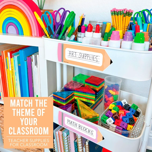 Alt view image 7 of 7 - Desk Name Tags for Classroom, 36pc Nameplate & Classroom Name Tags for Desk 9"x3" Name Plates for Classroom Decor, 1st-3rd Grade Kindergarten Preschool Must Haves, Pastel Cubby Labels Teacher Supplies