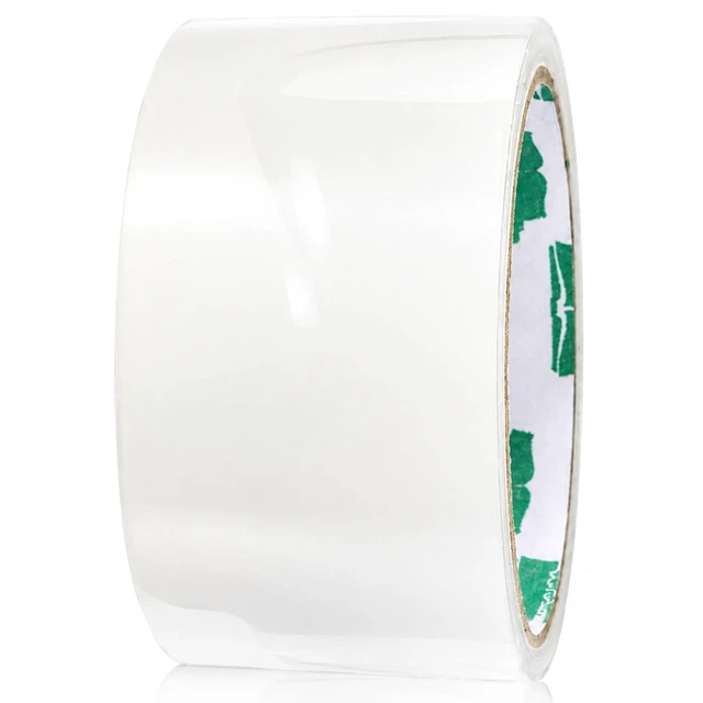 Main image of Clear Book Repair Tape, 2 Inch x 15 Yards Stretchable Polyethylene Book Binding Tape Spines, Covers, Hinges, and Edges. Made in USA