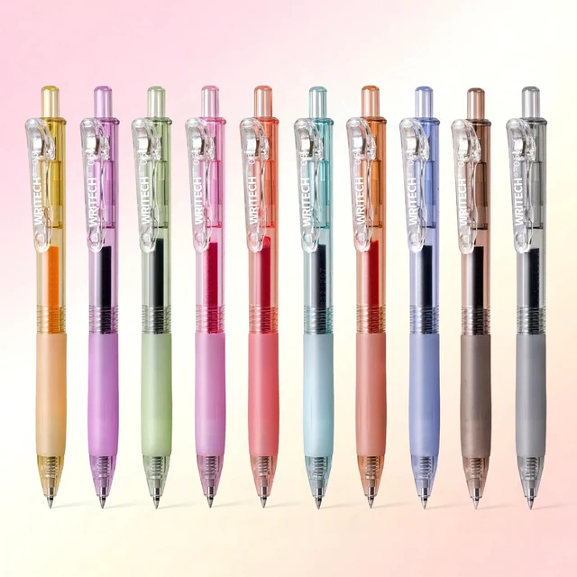 Main image of Retractable Gel Pens Quick Dry Ink Pens 0.5mm Bullet Multicolor For Journaling, Drawing, Doodling, and Notetaking (Multicolor)