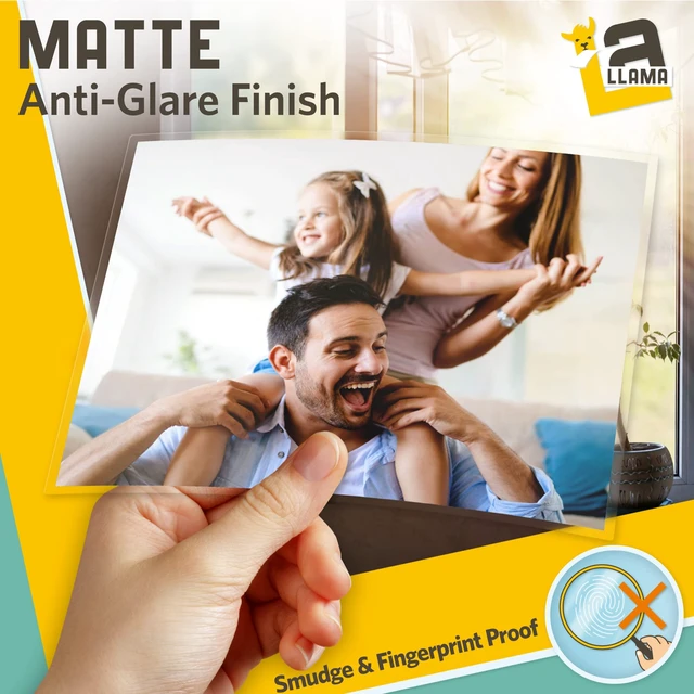 Alt view image 6 of 7 - Matte Thermal Laminating Pouches, 9 x 11.5 Inches, 3 Mil Thick, Matte Finish, 50 Pack, Fitted for Letter Size Laminating Sheets 8.5 x 11