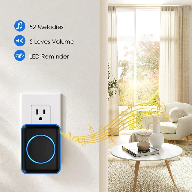 Alt view image 5 of 7 - FullHouse Caregiver Pager Wireless Emergency Call Button for Elderly 1000+ Feet Range, Senior Alert Button to Call Family, Monitoring Calling System for Patient/Disabled at Home, IP55 Waterproof
