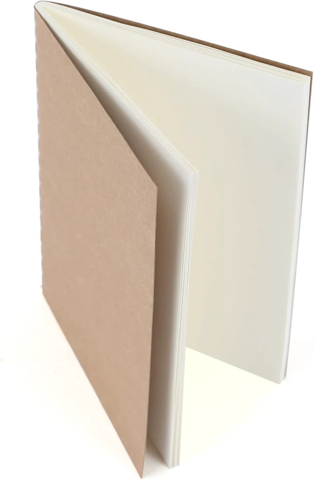 Alt view image 4 of 7 - Blank Passport Size Travelers Notebook Inserts 3.5" x 5" (9 x 12.7cm) 80 GSM Paper 6 Hand-sewn Booklets / 360 Pages Travelers Notebook Refills for Journals, Diaries, Planners