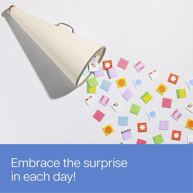 Alt view image 6 of 6 - Sticky Notes, 1.9 in. x 1.9 in., 12 Note Pads, 25 Sheets per Pad A Variety of Colorful High Five Sticky Notes, Back to School Supplies