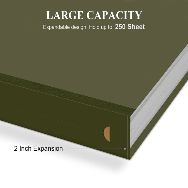Alt view image 4 of 6 - Hanging File Folders, 1/5-Cut Adjustable Tabs with 48 Per Box, 2 Inch Expansion, 48 Pack Letter Size Hanging File Folders, Designed for Office Home School Filing Cabinet(Green)