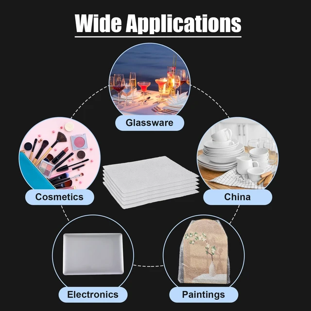 Alt view image 6 of 7 - 10 Pack 24*28 Inch Extra Large Bubble Pouches for Packing Shipping Bubble Bag Protect Shockproof Cushion for Moving Shipping, Artwork Fragile Dish Plate Mirror TV Musical Instrument Electronic