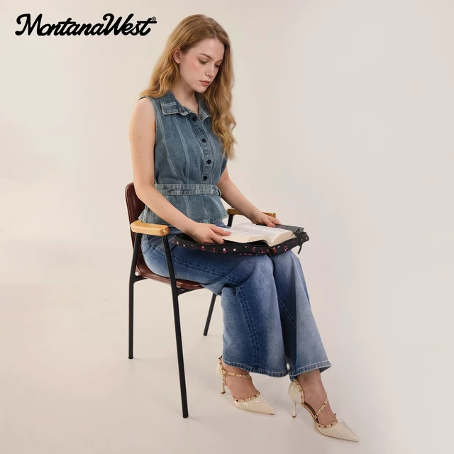 Alt view image 3 of 7 - Bible Cover for Women Men with Leather Bookmark Book Carrying Cases Church Bag for Outdoor Protective