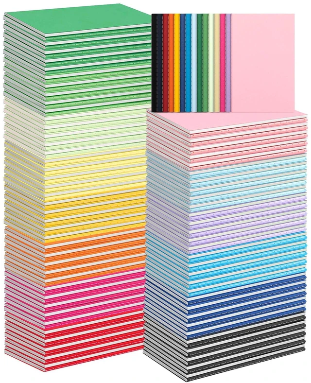 Main image of 150 Pack Mini Pocket Colorful Lined Notebook Bulk, 3.5x5.5 Journals Bulk Small Notebooks, 30 Sheets/60 Pages, Mini Notebooks for Travelers, Students, School Supplies(Lined-150 pack, 15 Colors)