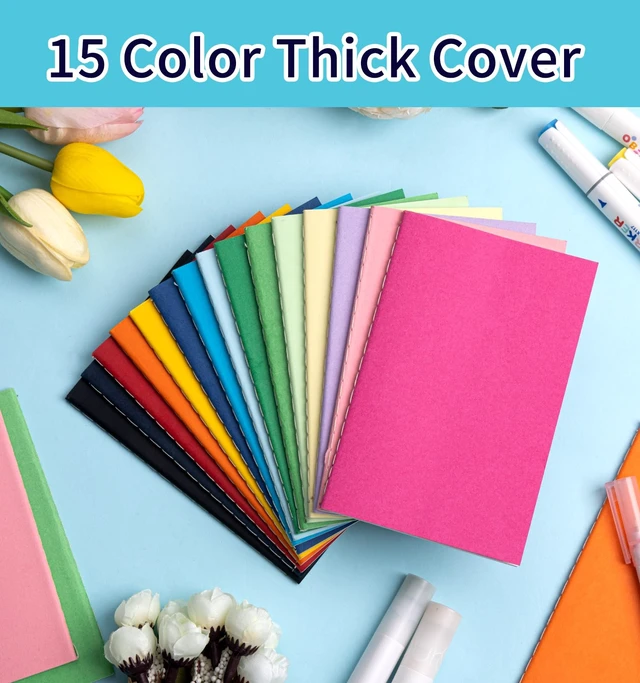 Alt view image 4 of 7 - 150 Pack Mini Pocket Colorful Lined Notebook Bulk, 3.5x5.5 Journals Bulk Small Notebooks, 30 Sheets/60 Pages, Mini Notebooks for Travelers, Students, School Supplies(Lined-150 pack, 15 Colors)