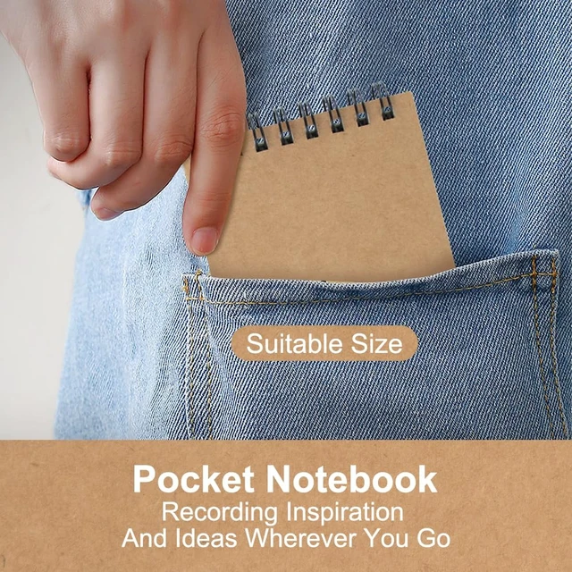 Alt view image 7 of 7 - 12 Pack 3x5" Mini Notebook, Small Spiral College Ruled Notepad for School Pocket Notebook, Small Notebooks, Pocket Notepads, Lined Note Pads for Home Office Work Travel Meetings Travel Note Taking