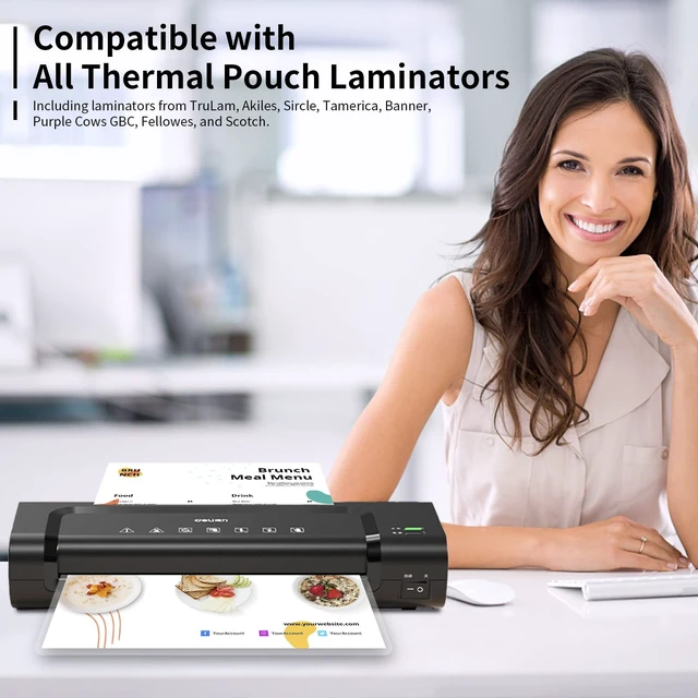 Alt view image 4 of 7 - 3Mil Thermal Laminating Sheets 100 Packs 9x11.5 Laminating Pouches Holds 8.5 x 11 Inch Lamination Plastic Paper for Laminator, School Office Supplies Laminate
