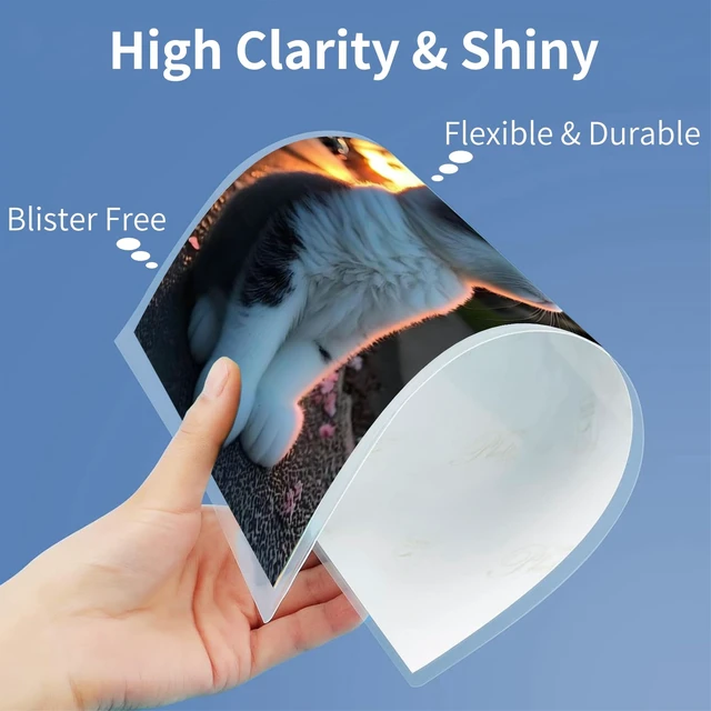 Alt view image 6 of 7 - 3Mil Thermal Laminating Sheets 100 Packs 9x11.5 Laminating Pouches Holds 8.5 x 11 Inch Lamination Plastic Paper for Laminator, School Office Supplies Laminate