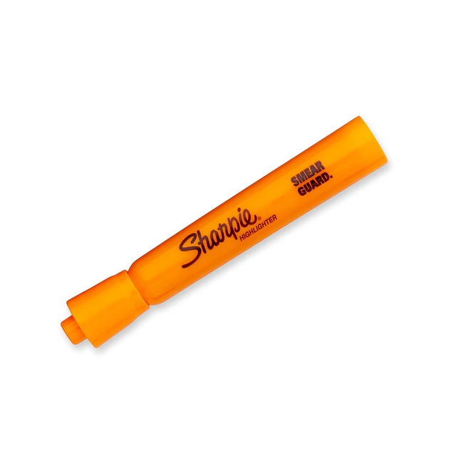 Alt view image 3 of 7 - Tank Style Highlighters, Chisel Tip, Fluorescent Orange, Box of 12 (Pack of 2)