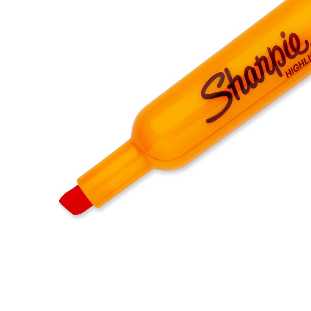 Alt view image 4 of 7 - Tank Style Highlighters, Chisel Tip, Fluorescent Orange, Box of 12 (Pack of 2)