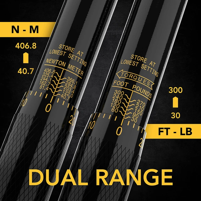 Alt view image 2 of 7 - 3/4-Inch Drive Click Torque Wrench 30~300 Ft-Lb / 40.7~406.8 Nm (LX-185)