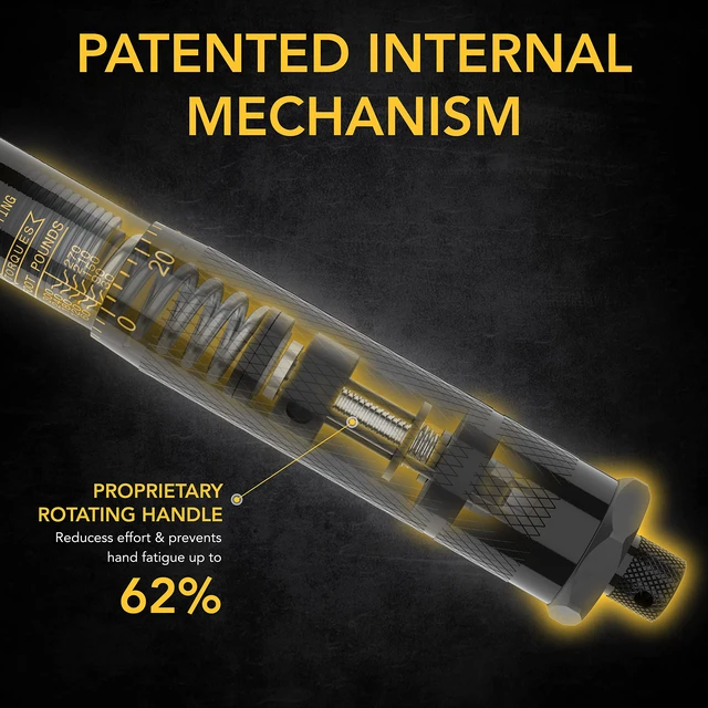 Alt view image 4 of 7 - 3/4-Inch Drive Click Torque Wrench 30~300 Ft-Lb / 40.7~406.8 Nm (LX-185)