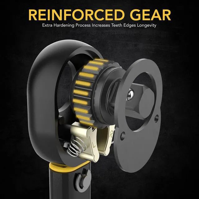 Alt view image 3 of 7 - 1/2-Inch Drive Click Torque Wrench 25-250 Ft-Lb/33.9-338.9 Nm (LX-184)