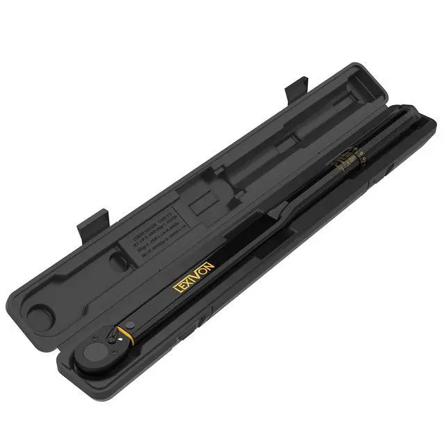Alt view image 6 of 7 - 1/2-Inch Drive Click Torque Wrench 25-250 Ft-Lb/33.9-338.9 Nm (LX-184)