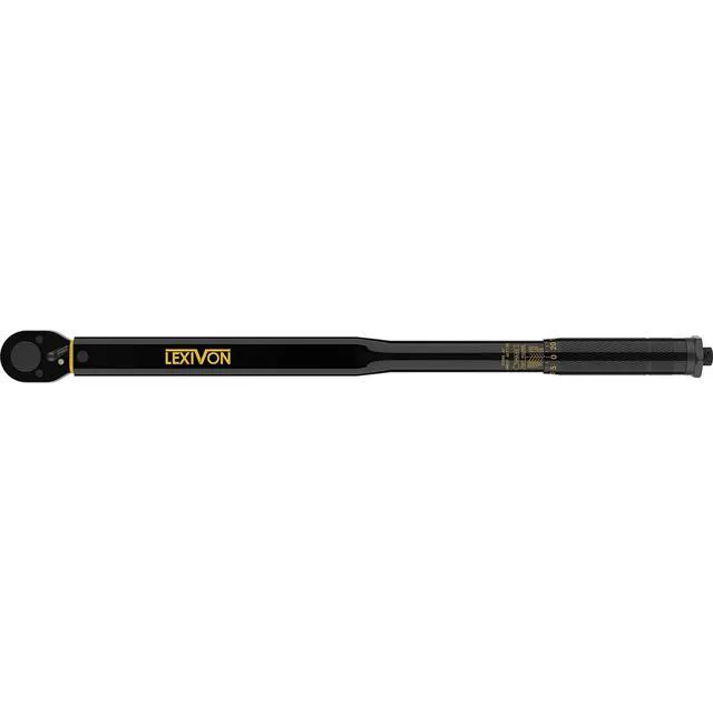 Alt view image 7 of 7 - 1/2-Inch Drive Click Torque Wrench 25-250 Ft-Lb/33.9-338.9 Nm (LX-184)