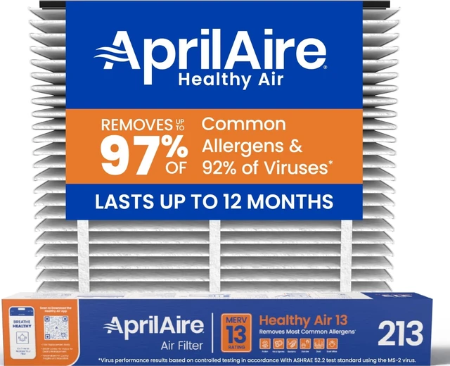Main image of Genuine 213 Replacement Filter for Whole-House Air Purifiers - MERV 13, Healthy Home Allergy, 20x25x4 Air Filter (Pack of 1)