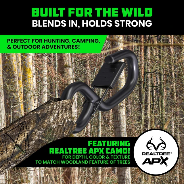 Alt view image 2 of 7 - Retractable Ratchet Straps (4-Pack) - 1in x 9ft, Camo 1,209lb Break Strength, Auto Self Retracting Design. For Truck, Cargo Trailer, Motorcycle, ATV & UTV Tie Downs. Camo