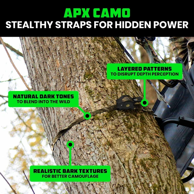 Alt view image 5 of 7 - Retractable Ratchet Straps (4-Pack) - 1in x 9ft, Camo 1,209lb Break Strength, Auto Self Retracting Design. For Truck, Cargo Trailer, Motorcycle, ATV & UTV Tie Downs. Camo