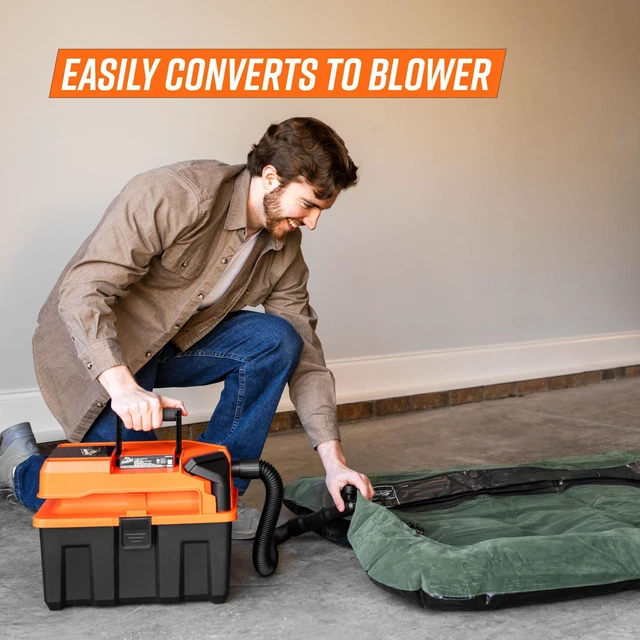 Alt view image 5 of 7 - DVTB202 0902 2.5-Gal 20V Cordless Wet/Dry Vac with 2.0Ah Battery