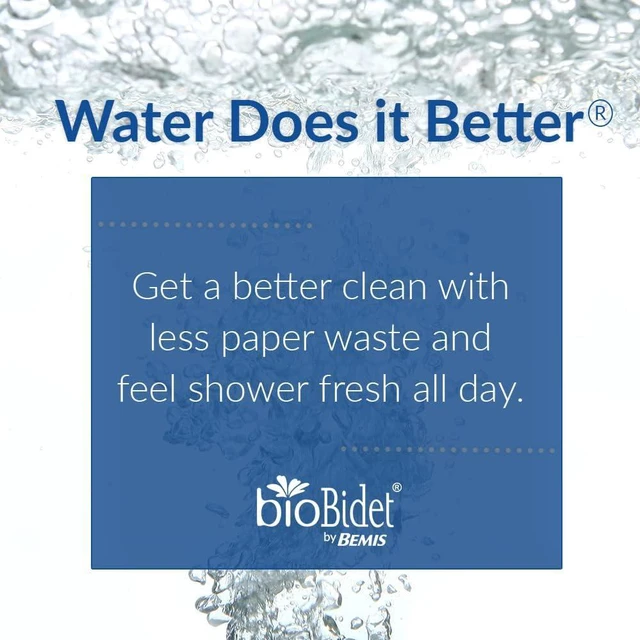 Alt view image 7 of 7 - Cassel Bidet Bundle, Slow-Close Never Loosen Toilet Seat with Perfect Fit, Fresh Water Spray, Non-Electric, Easy to Install Bidet, ELONGATED, White