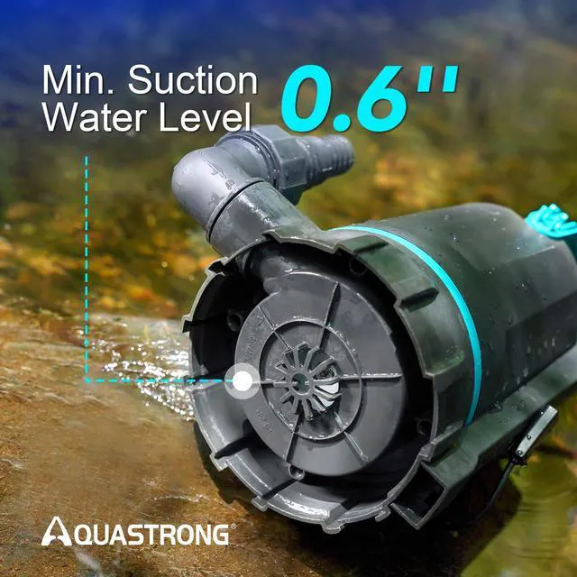 Alt view image 6 of 7 - 1/2 HP Automatic Sump Pump 3159 GPH Submersible Water Pump Thermoplastic Utility Pump High Flow Water Removal for Swimming Pool Garden Pond Basement Wells with 10ft Long Power Cord
