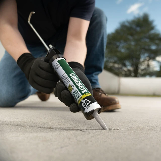 Alt view image 5 of 5 - Concrete and Mortar Filler and Sealant, Gray, 10.1 Oz (7079818096) (Pack of 12)