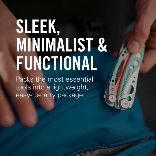 Alt view image 2 of 7 - Skeletool CX 7-in-1 Multi-Tool, Lightweight EDC, Nocturnal Open-Frame Carbon Fiber Handles, Carabiner Clip, Needlenose Pliers & Combo Knife for EDC & Camping Use