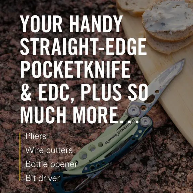 Alt view image 3 of 7 - Skeletool CX 7-in-1 Multi-Tool, Lightweight EDC, Nocturnal Open-Frame Carbon Fiber Handles, Carabiner Clip, Needlenose Pliers & Combo Knife for EDC & Camping Use