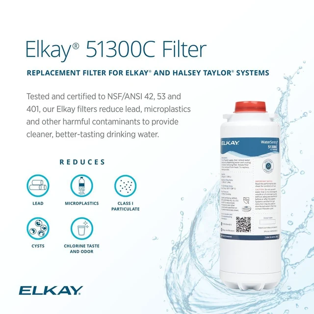 Alt view image 2 of 6 - WaterSentry Plus Water Bottle Filter - 1 Each NSF/ANSI Certified, 3,000 Gallons, Reduces Lead & Microplastics, ezH2O Bottle Fillers - Replacement Undersink Water Filtration Filters