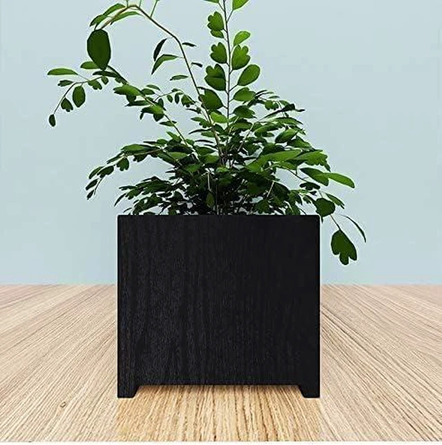 Alt view image 6 of 7 - Black Wood Peel and Stick Wallpaper Wood Contact Paper 17.7" × 984" Self-Adhesive Wallpaper Removable Waterproof Wall Paper Vinyl for Countertop Furniture Kitchen Countertop Easy to Clean