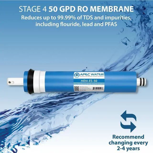 Alt view image 5 of 7 - FILTER-MAX-ES50 Reverse Osmosis Filter Replacement Set, 50 GPD ROES-50 Replacement Filter Set, 1 Year Set, 5-Stage, Compatible with 5-Stage 50 GPD RO Systems