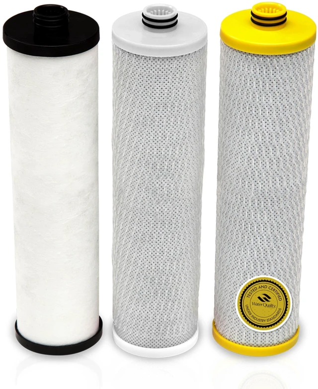 Main image of ® AQ-5300+R Genuine Replacement | 3-Stage Max Flow | AQ-C3M-R Fits AQ-5300+, AQ-6300M | Lasts Up To 6 Months | WQA Certified to NSF Standards | Claryum Filtration