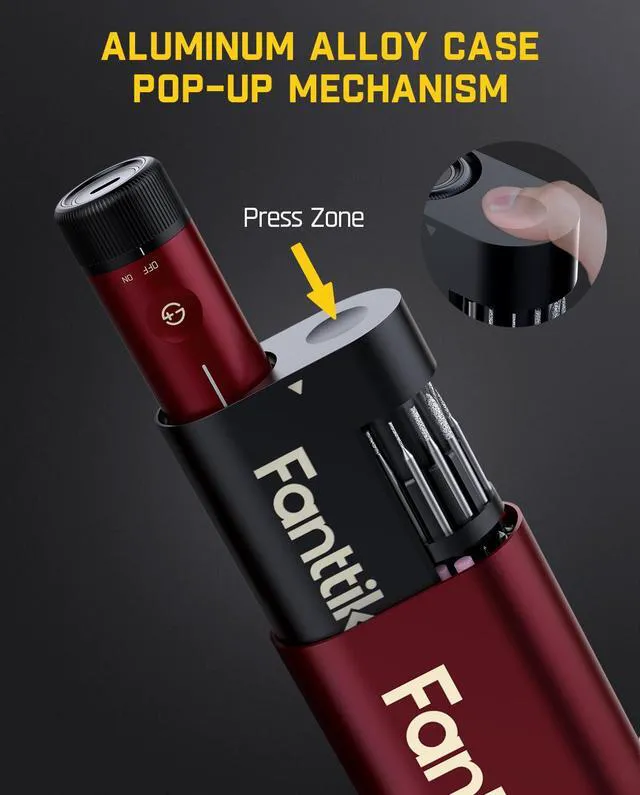 Alt view image 4 of 7 - F2 PRO Cordless Rotary Tool Kit with Strong Magnetic Motor 5 Speed Revostor Hub, 5 Speed, 25000 RPM, 55 Accessories, for 3D Printed Sanding, Polishing, Drilling, Carving, Cutting DIY Craft