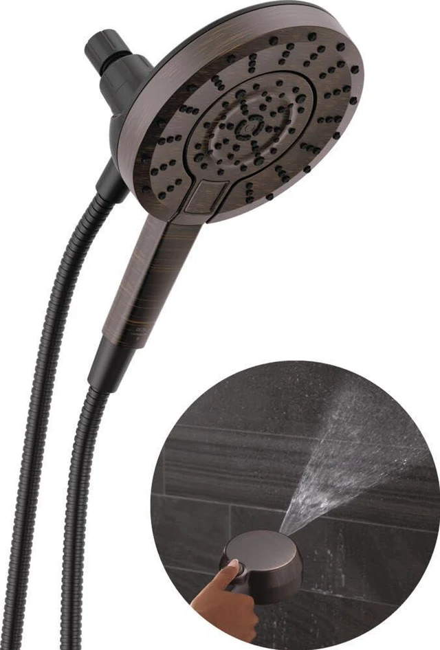 Main image of 5-Setting In2ition 2-in-1 Dual Shower Head with Handheld High Pressure ProClean Spray, Oil Rubbed Bronze Detachable Shower Head with Hose, 1.75 GPM Flow Rate, Venetian Bronze 75548RB