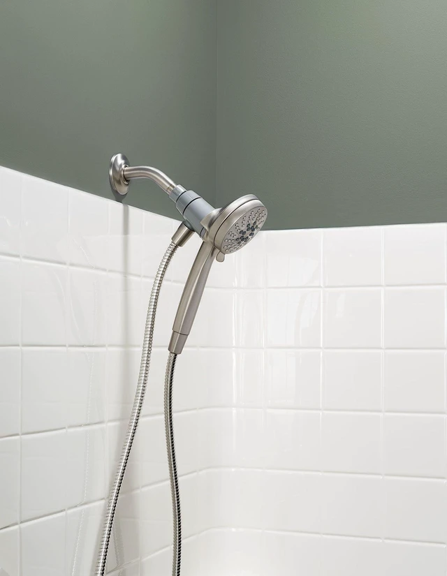 Alt view image 2 of 7 - Engage Magnetix Shower Head with Handheld Sprayer,6 Spray Functions,Spot Resist Brushed Nickel,26100EPSRN,(Pack of 2)