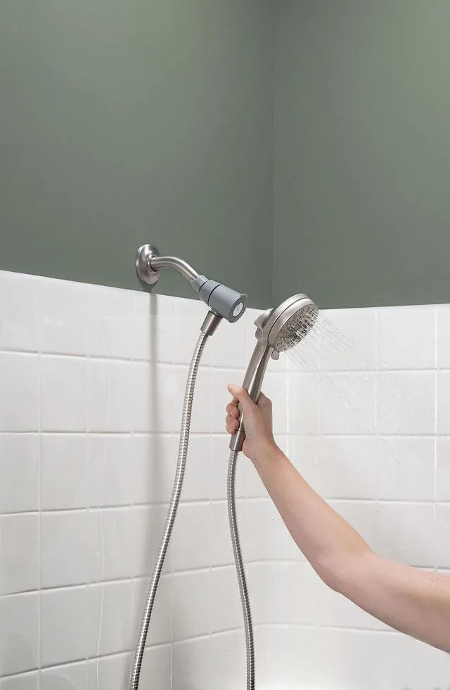 Alt view image 7 of 7 - Engage Magnetix Shower Head with Handheld Sprayer,6 Spray Functions,Spot Resist Brushed Nickel,26100EPSRN,(Pack of 2)