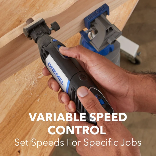 Alt view image 5 of 7 - 4000-2/32 Rotary Tool Kit with 2 Attachments and 32 Accessories 2 Attachments, 32 Accessories, Variable Speed, 1.6 Amp Motor, Ideal for Cutting, Sanding, Engraving, Wood Carving