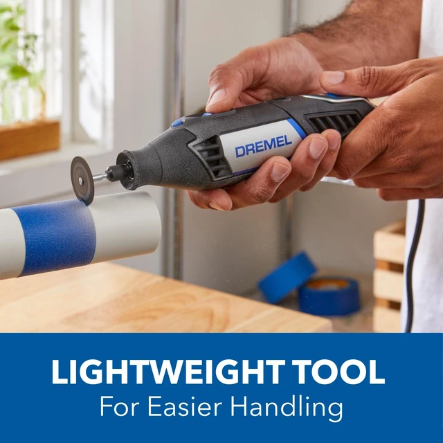 Alt view image 6 of 7 - 4000-2/32 Rotary Tool Kit with 2 Attachments and 32 Accessories 2 Attachments, 32 Accessories, Variable Speed, 1.6 Amp Motor, Ideal for Cutting, Sanding, Engraving, Wood Carving