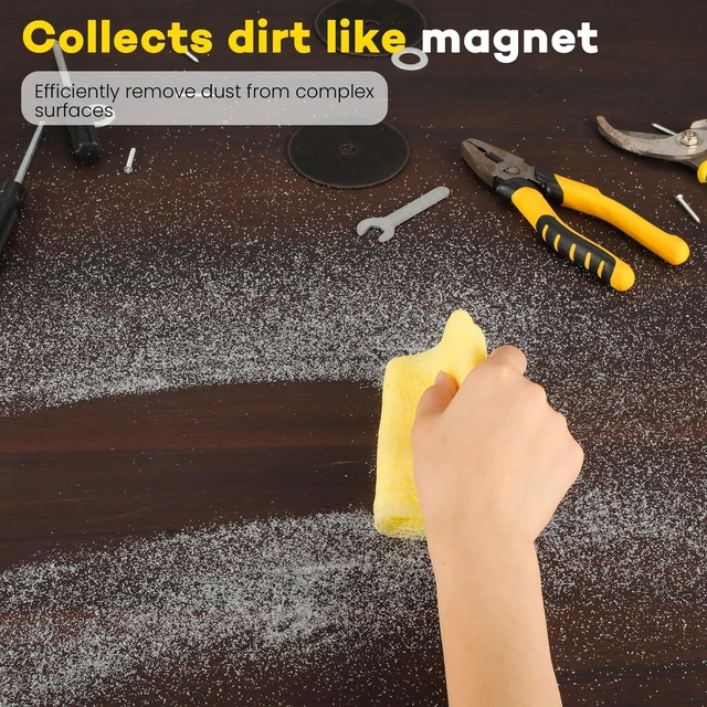 Alt view image 5 of 6 - 144Pcs Tack Cloth for Removing Dust from Woodworking, 18 x 36 Inches Dust Cloths,Sanding Particles, Clean & Polish, Ideal for Woodworking & Painting,Wax and Silicone Free