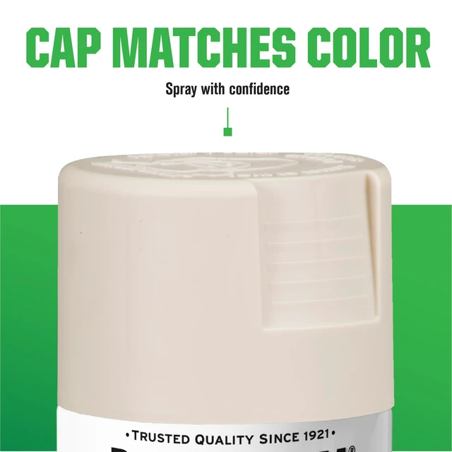 Alt view image 6 of 7 - High Heat Flat Almond Enamel Spray Paint Up To 1200°F Protection, Grills, Smokers & Stoves, Rust Resistant Finish, Corrosion Resistant, 12 Oz