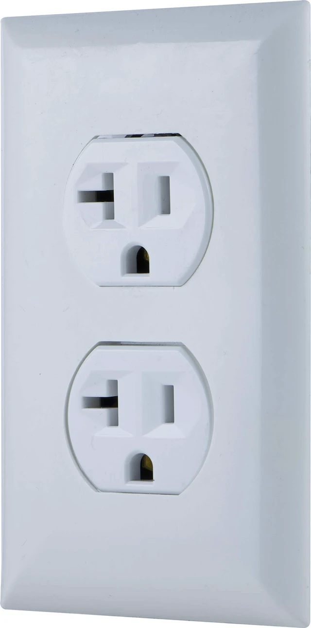Alt view image 4 of 5 - UltraPro Grounding Duplex, White, Wall Receptacle, Replacement, Tamper Resistant, 3 Prong Outlet, Easy Install, UL Listed, 10921, 20A (Pack of 12)