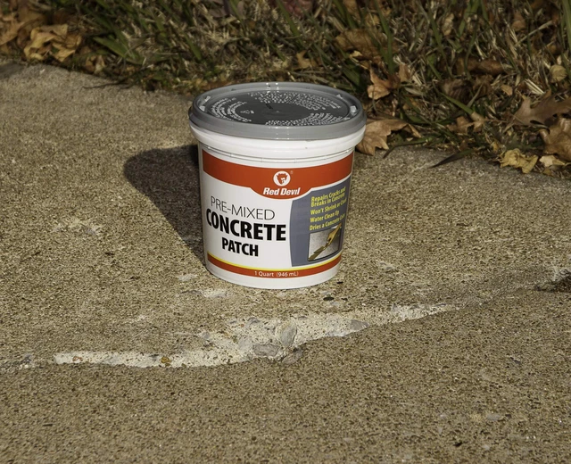 Alt view image 3 of 6 - 0645 Concrete Repair Patch, Cement Crack Filler, Pre-Mixed, 5.5 Oz. Squeeze Tube, Pack of 12, Gray, 12 Pack, Made in USA