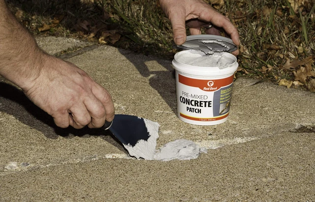 Alt view image 4 of 6 - 0645 Concrete Repair Patch, Cement Crack Filler, Pre-Mixed, 5.5 Oz. Squeeze Tube, Pack of 12, Gray, 12 Pack, Made in USA