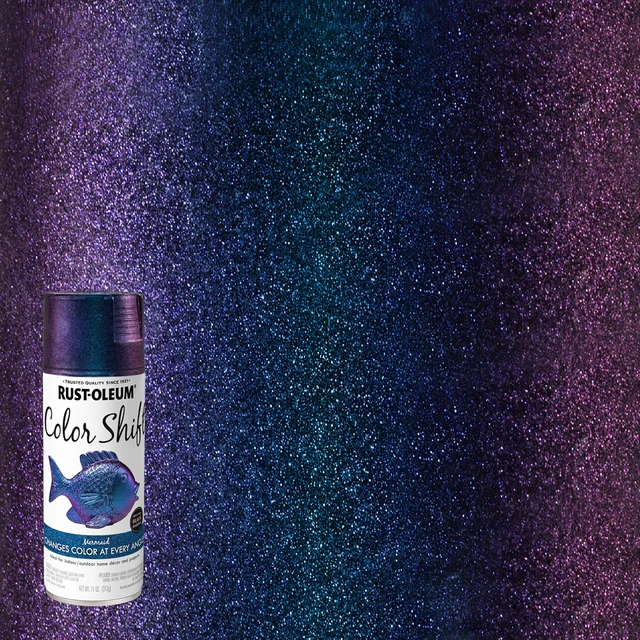 Alt view image 2 of 7 - Color Shift Mermaid Spray Paint Color-Shifting Finish, Crafts, Décor & Accent Projects, Changes Color With Light & Angle, 11 Oz