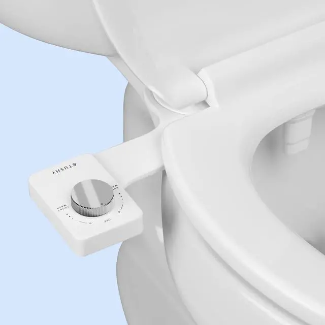 Main image of Fresh Dual Nozzle Cool Water Bidet, Chrome Knob Ultra Slim Toilet Seat Attachment, Non-Electric, 180° Front and Rear Wash, Self-Cleaning, 10 Minute DIY Install